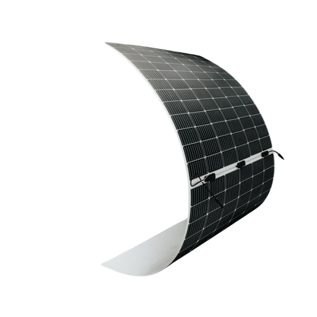 Painel solar semi flexível monocristalino ETFE para projeto comercial