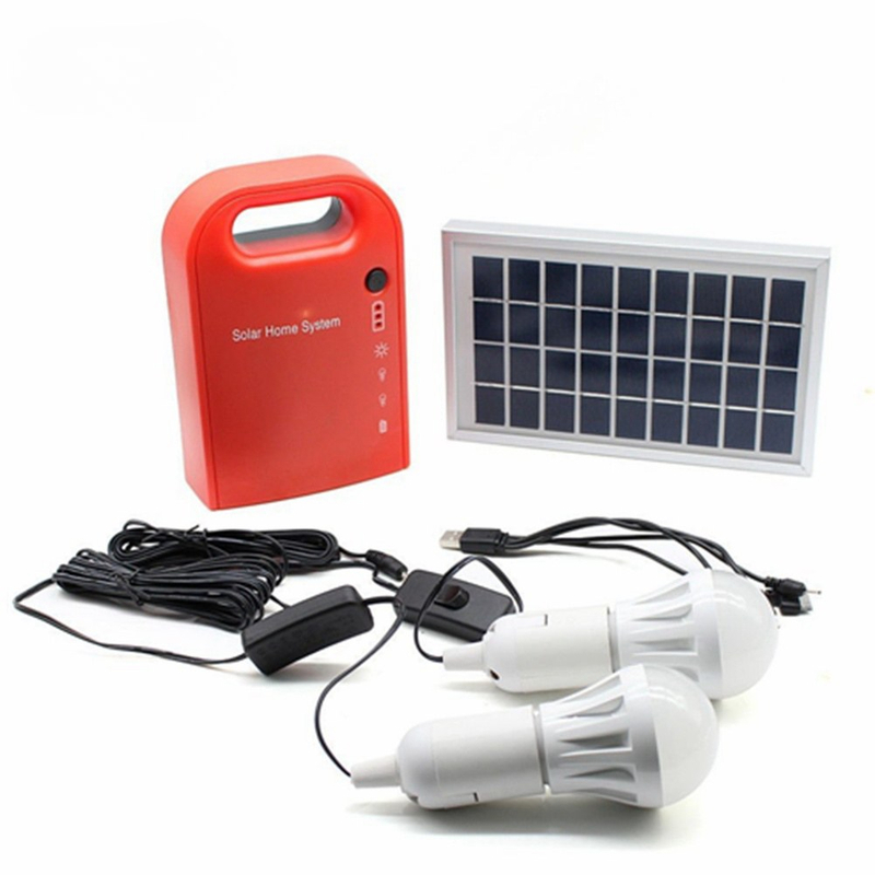  Kit de iluminação solar para casa | Sistema de energia portátil para aldeias