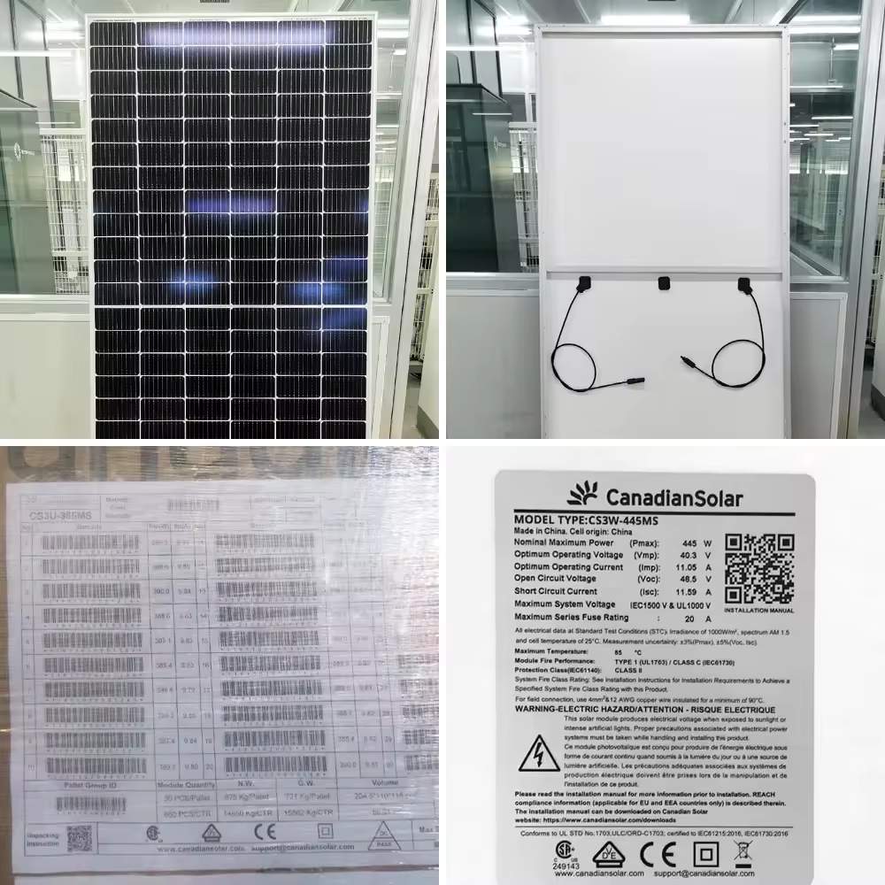 Canadian Solar TOPBiHiKu7 Painéis fotovoltaicos bifaciais TOPCon tipo N 700w Preço para venda