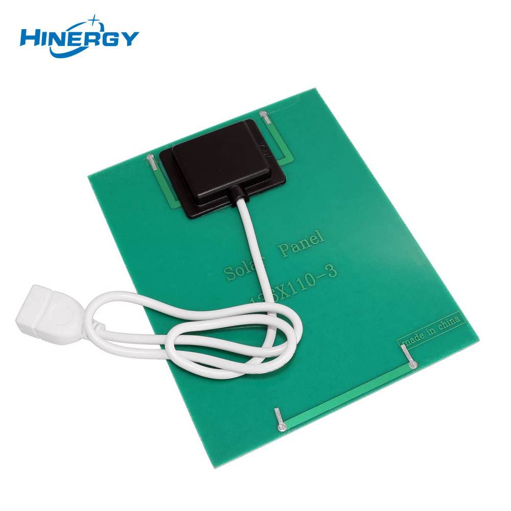 Hinergy Mini Painel Solar com Carregador de Telefone com Porta de Conexão de Saída Micro USB