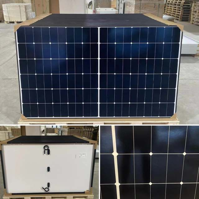 Longi Hi-MO X6 LR5-54HTB 440W 445W 450W 455W Preço de painéis solares totalmente pretos
