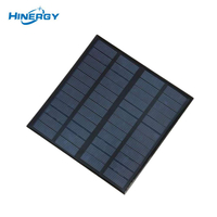 Hinergy 12 volts monocristalino pequeno módulo de painel solar DIY preto 12v com preço barato