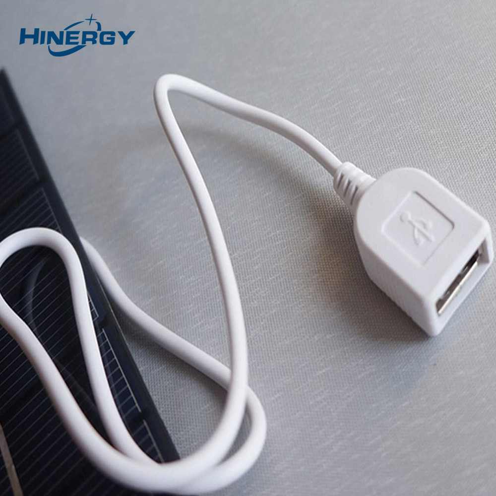 Hinergy Mini Painel Solar com Carregador de Telefone com Porta de Conexão de Saída Micro USB