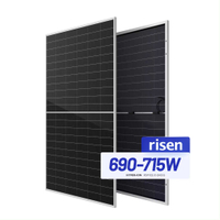 Preço do painel solar fotovoltaico monocristalino bifacial de 700 watts da Risen Energy