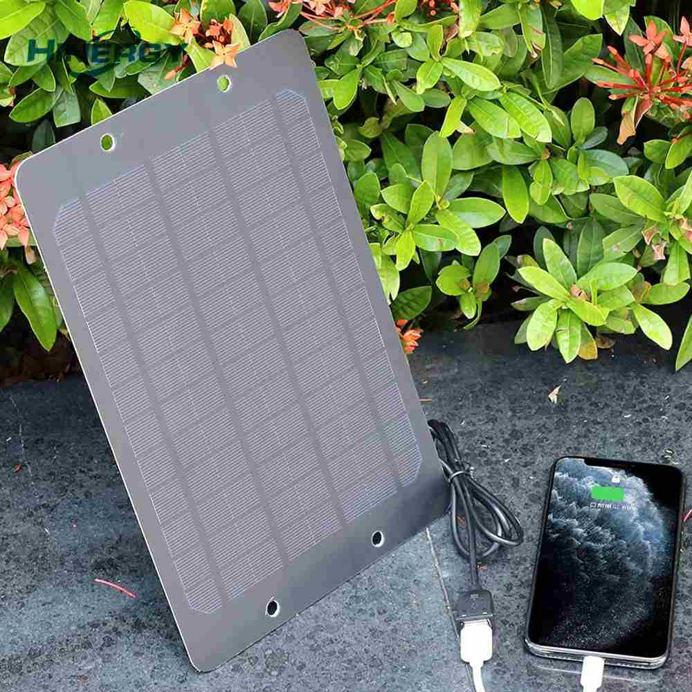 Hinergy Mini Painel Solar com Carregador de Telefone com Porta de Conexão de Saída Micro USB