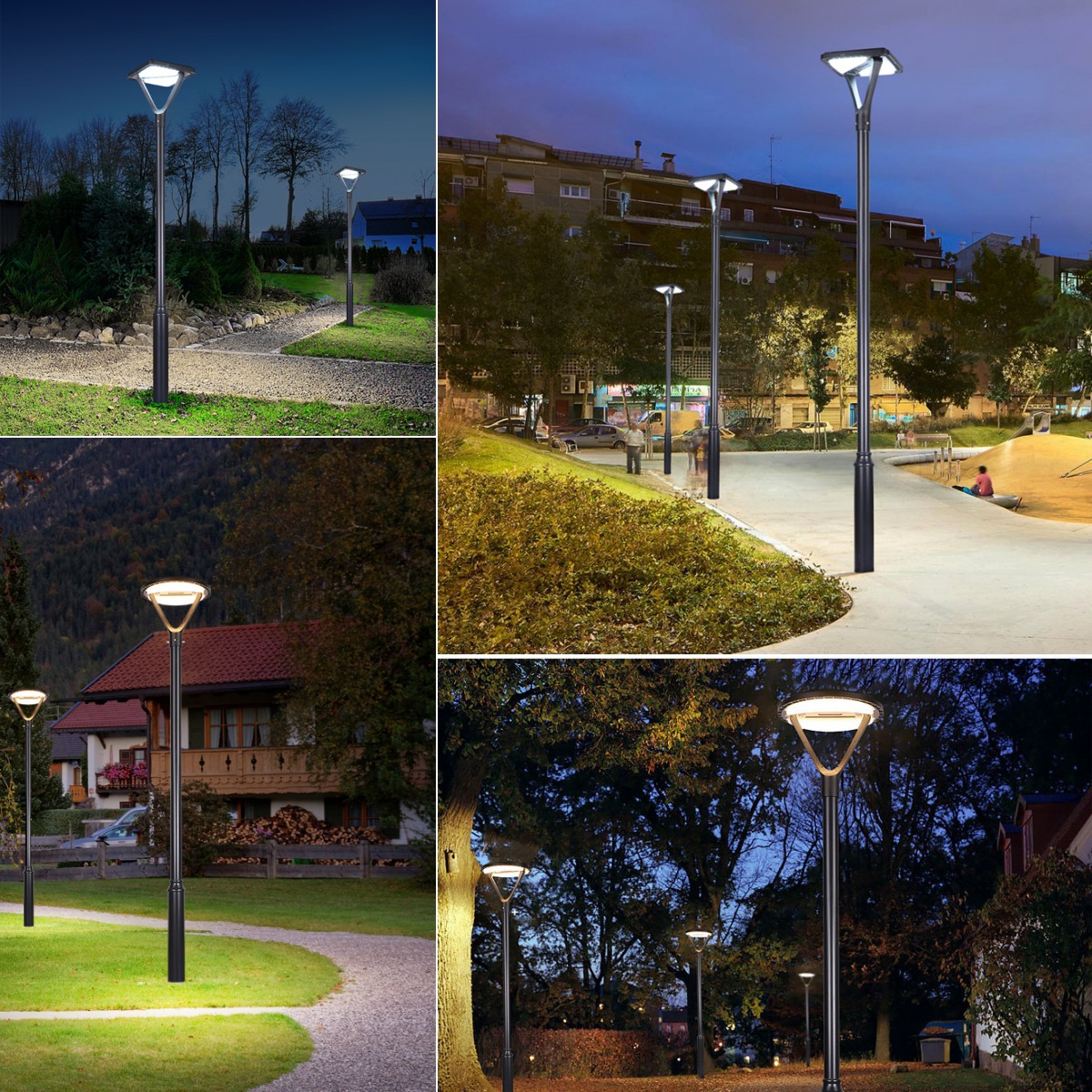 poste solar light_project