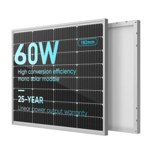 Preço do painel solar monocristalino de 60 watts 12 volts 12V 60W