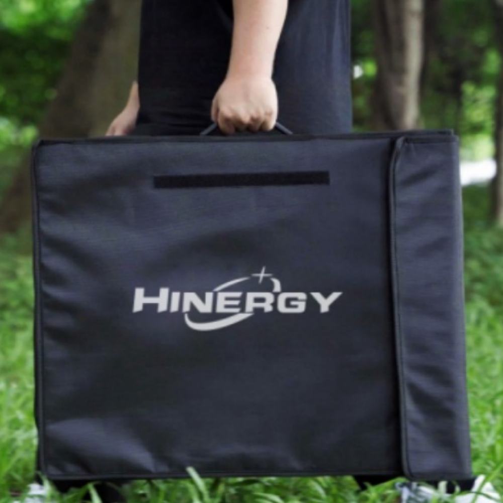 Hinergy Portable 4 Pasta 200 watts 12 volts Mala Solar Dobrável Monocristalina