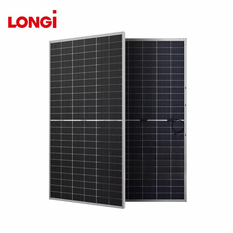 Longi Hi-MO 7 Módulos fotovoltaicos Topcon tipo N 580W 590W 600W Preço de painéis solares bifaciais