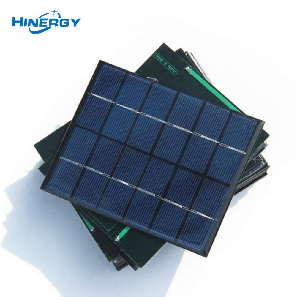 Preço do mini painel solar de célula monocristalina pequena Hinergy 6 volts