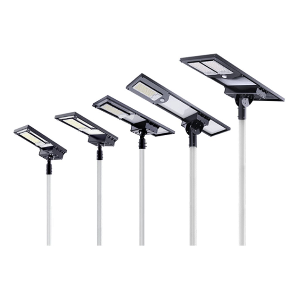  Melhor iluminação pública solar tudo em um | Lâmpadas de jardim Aio 30w 40w 60w 80w 100w 120w para casa