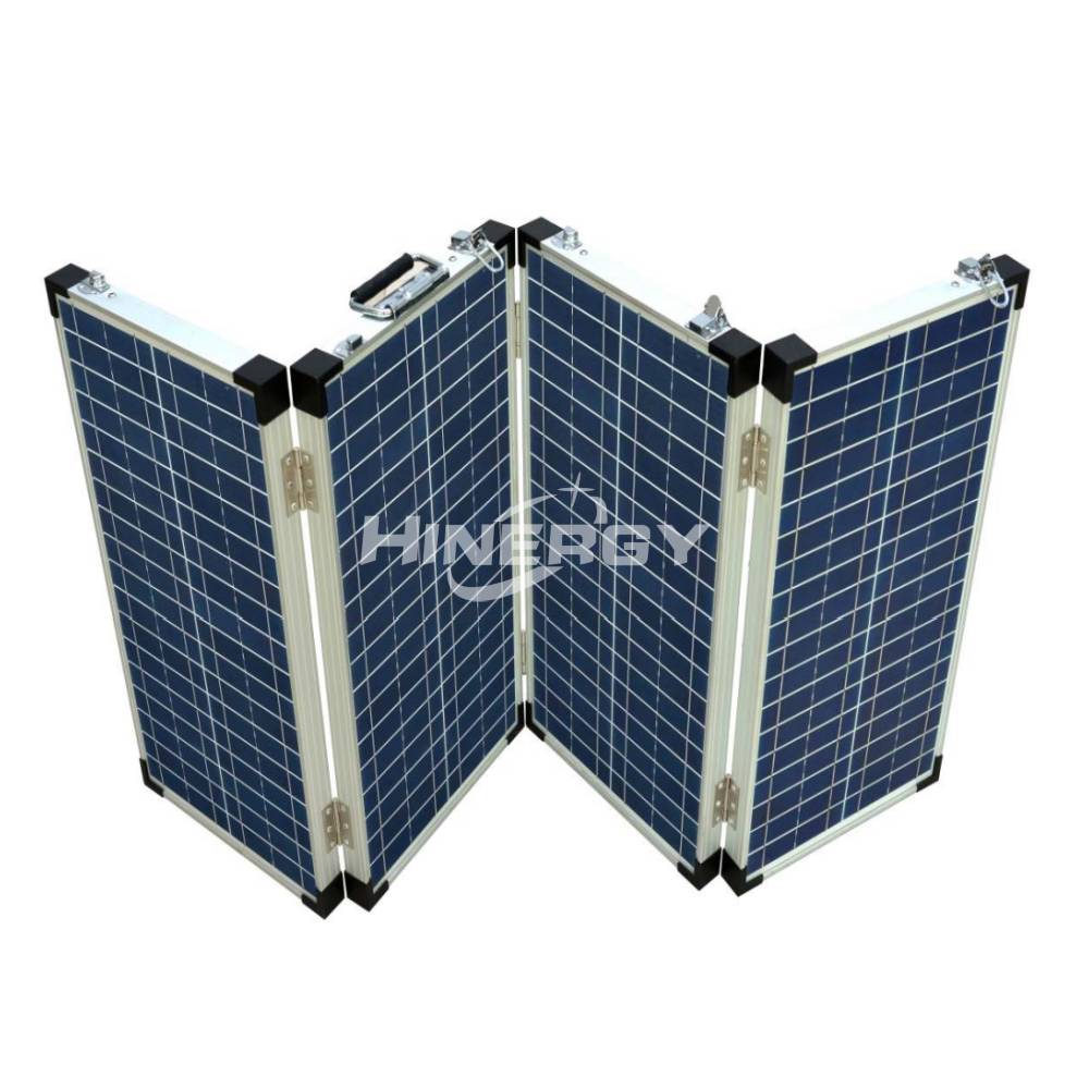 Hinergy Portable 4 Pasta 200 watts 12 volts Mala Solar Dobrável Monocristalina