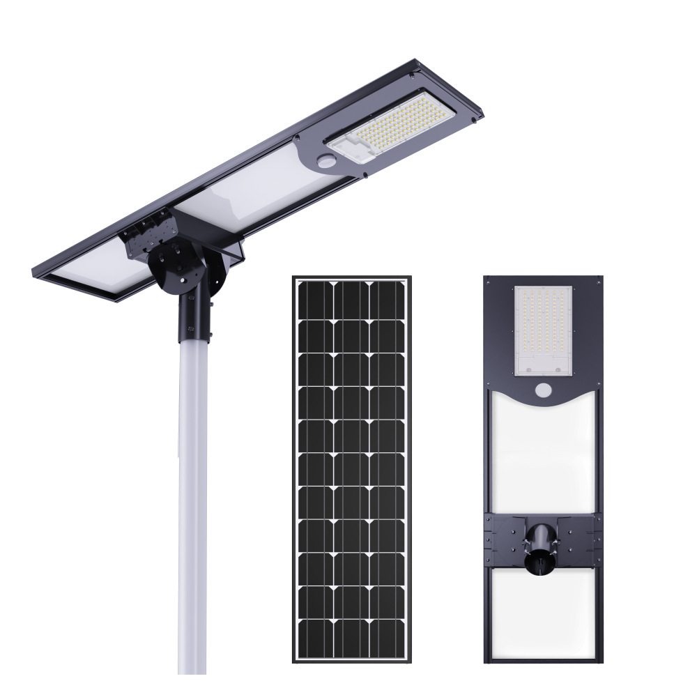  Melhor iluminação pública solar tudo em um | Lâmpadas de jardim Aio 30w 40w 60w 80w 100w 120w para casa