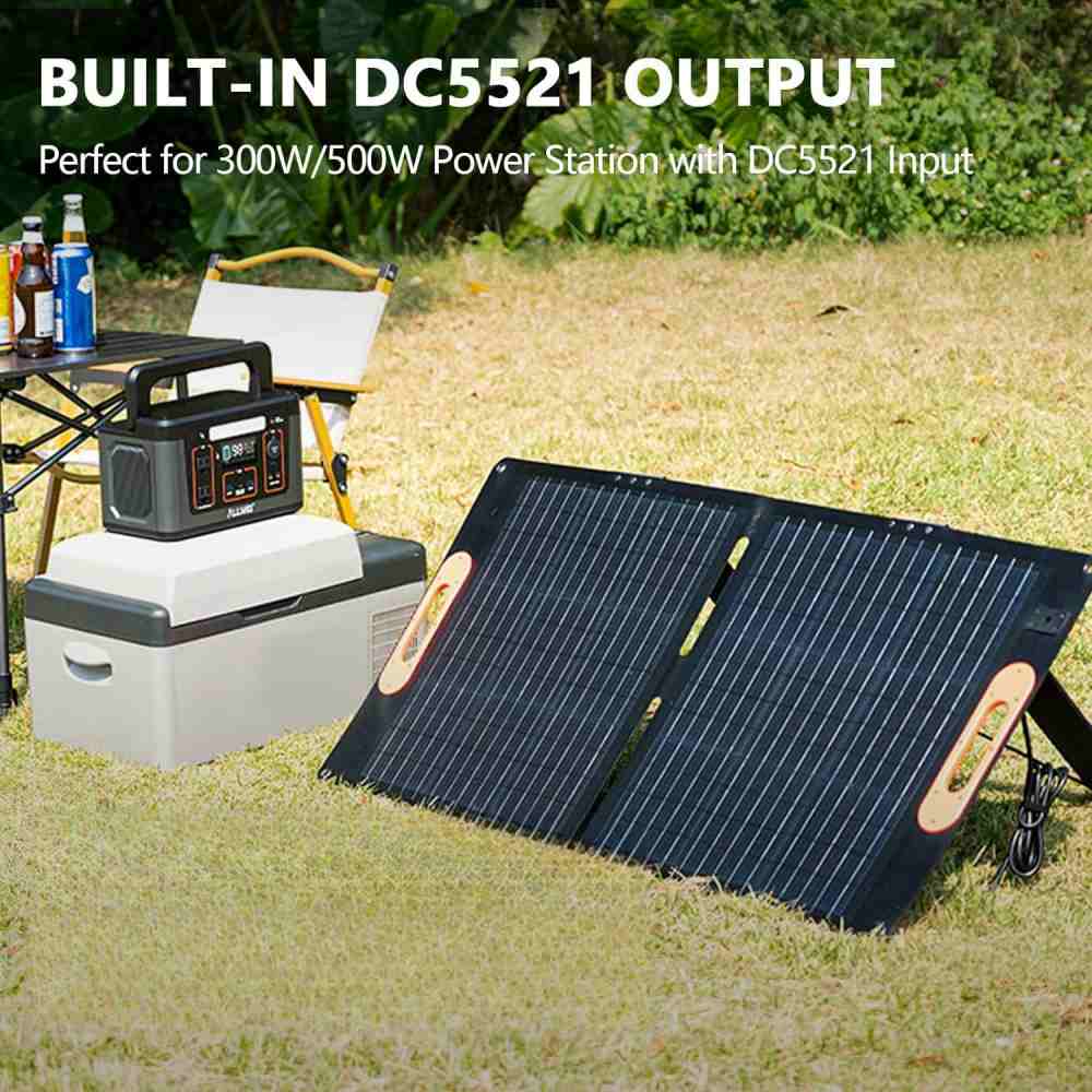 Melhor carregador de painéis solares portáteis dobráveis ​​de 100 watts para trailers de acampamento