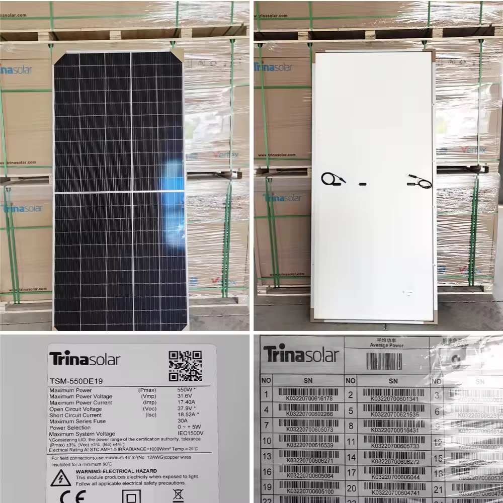 Preço do módulo solar fotovoltaico monocristalino Trina Solar Vertex Tsm 670w