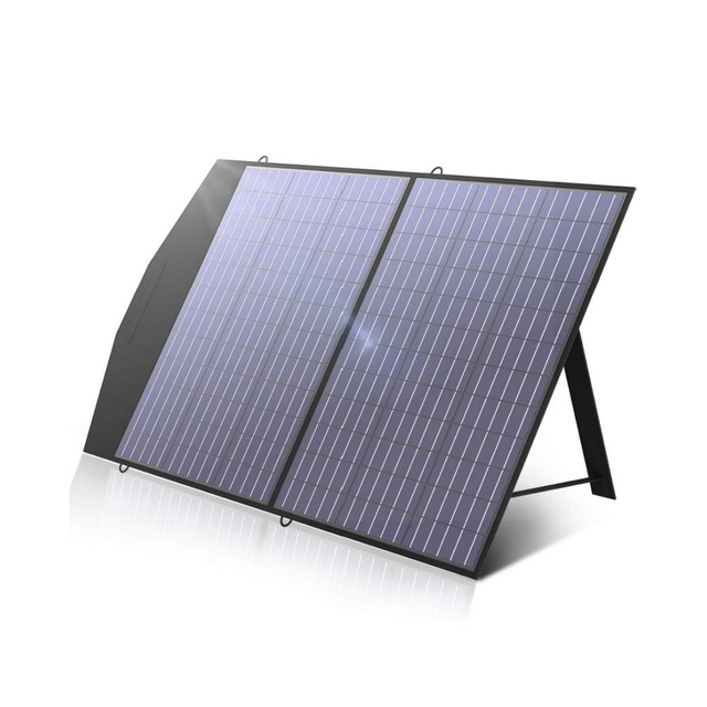 Melhor carregador solar portátil de painéis dobráveis ​​de energia solar 100w para camping