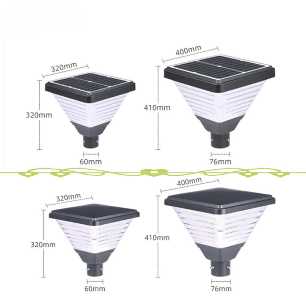 Lâmpada Post Solar | Poste de luz externa movido a energia solar